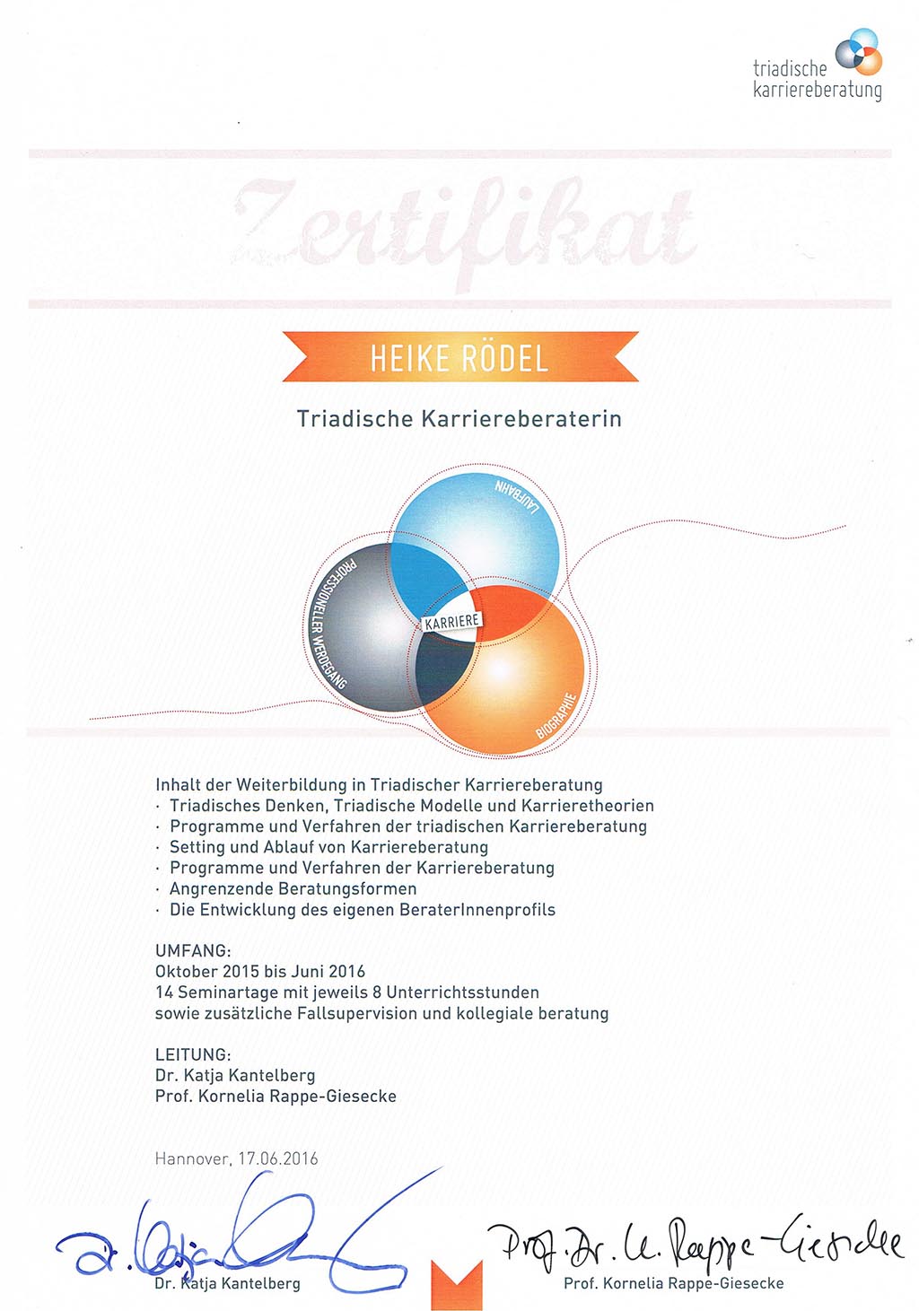 Zertifikat von TKB